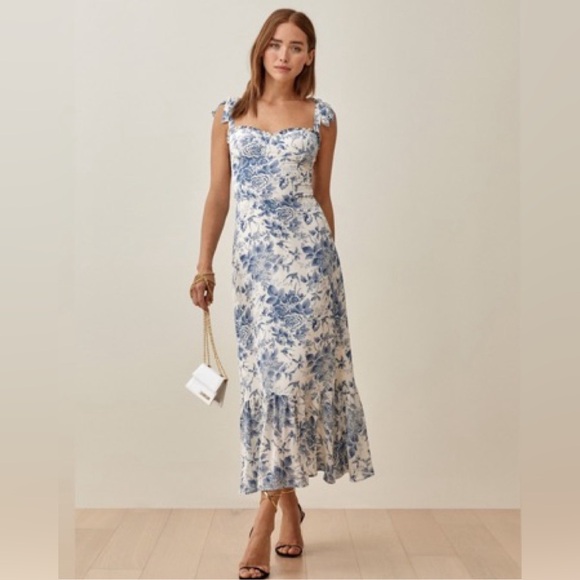 Reformation Dresses & Skirts - Reformation Nikita dress in Pompadour (D9)